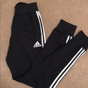 Black Adidas joggers